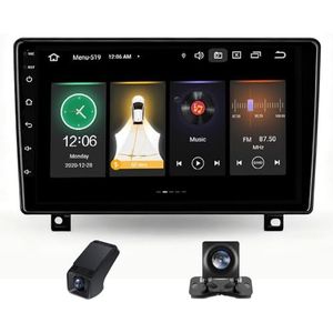 Autoradio geldt voor Opel Astra H 2006-2014 9inch Touchscreen Navi met Wireless Carplay Android Auto,FM RDS DSP GPS 2 DIN Radio Android Bluetooth WiFi/RDS Achteruitrijcamera(C10)
