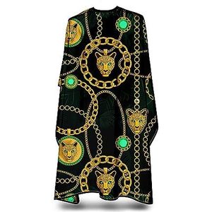 Kapperscape, barber cape, kapper, zwart wit, professioneel haardesign cape, haarstyling cape, knipcape, cape voor volwassenen, kappersbenodigdheden, kappersbenodigdheden, kapmantel.