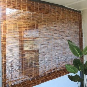 Natuurlijk Bamboe Rolgordijn - Houtkleur - Verduisteringsjaloezieën - 150x200cm