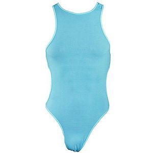 JJ Store Heren Bodysuit Jumpsuit Slips Vest Badmode, luchtblauw, one size