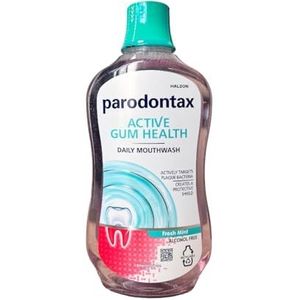 Paradontax, mondwas, alcoholvrij, klinisch bewezen formule, verpakking van 2