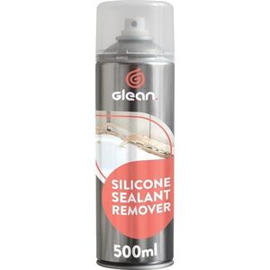 GLEAN Siliconenkit Remover Spray | 500ml | Krachtige, snelwerkende siliconenverwijderaar | Eenvoudige applicatie Spray voor het verwijderen van badkamerafdichtmiddel | douchebakken, baden, wastafels,