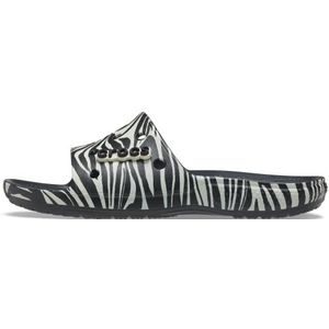 Crocs Unisex Classiccrocsanimalremixslde klomp, Zwarte zebra print, 11 UK