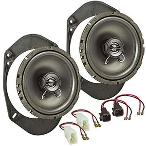 tomzz Audio 4015-000 Luidspreker Installatie Set geschikt voor Ford Fiesta ka Focus Mondeo 165mm Coaxiale Systeem TA16.5-Pro