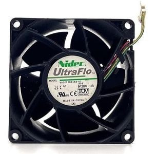 For High-Performance 4-Wire Fan for Servers and Electronics V80E12BS1A5-07 8038 12VDC 0.9A LMNCBVYA
