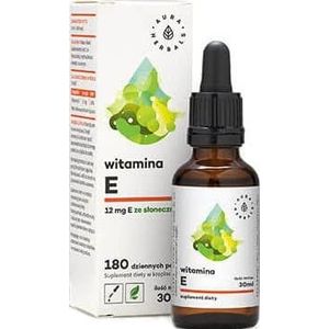Aura Herbals - Vitamine E - Druppels - 12 mg - 30 ml