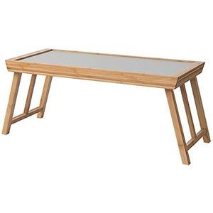 Kleine salontafel Salontafel natuurlijke bamboe thee tafel bed industriële cocktail tafel vouwen opbergtafel slaapkamer woonkamer kantoor outdoor camping tafel Kleine Theetafel