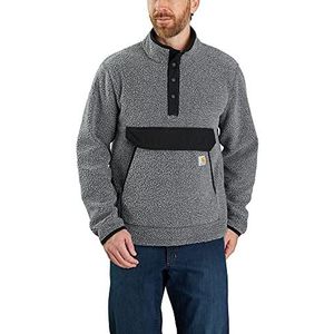 Carhartt Heren Relaxed Fit Fleece Pullover, Graniet Hei, L