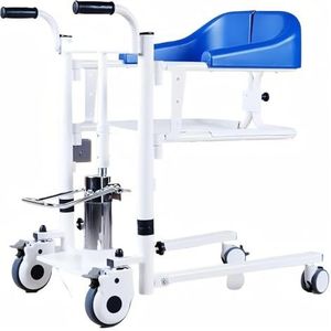SAYEYBU Multifunctional Hydraulic Patient Transfer Lift Chair, Portable Home Care Chairs, Elderly Bathroom Wheelchair, Weight Capacity 330 lb, Safe Transfers Devices,02