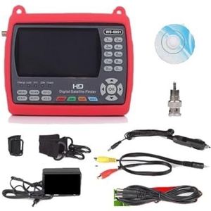 Satellietzoekers Satfinder Dvb S2 DVB-S2 Digitale Satelliet Finder Meter MPEG-2/MPEG-4 WS 6916 Full Hd H.264 Met Lion Batterij LCD-scherm met meter met satellietdetectie