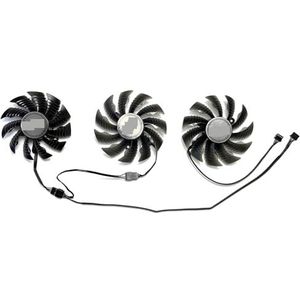 Vervangende ventilator PLA09215S12H voor GIGABYTE voor GeForce voor RTX3080 3080TI 3090 OC grafische kaart(Set of three fans)