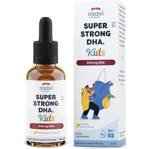 Osavi Super Strong DHA Kids, 640mg DHA (Lemon) - 50 ml.