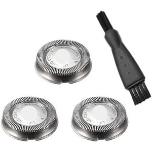 3 stuks vervangende scheerkop, compatibel voor Philips, HQ3 HQ4 HQ55 HQ56 HQ6900 HQ6868 HQ5812 HQ6874 scheermesje