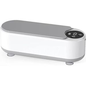 Sieraden Vibratie Niet-ultrasoon Reiniger Met Digitaal Display Draadloze Draagbare Brillen Ringen Oorbellen Efficiënt Schoonmaken