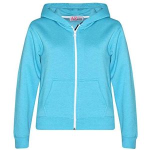 A2Z 4 Kids Meisjes Jongens Klassieke Effen Tie Dye Print Volledige Rits Capuchon - Zipper Aqua 13.