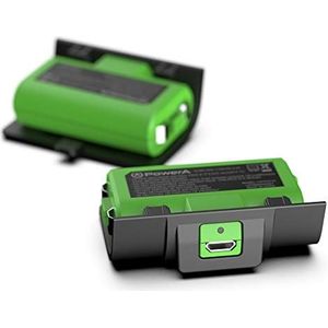Power A - Xbox Play And Charge - Xbox-batterijcontroller - 2 x 1100mAh - Compatibel met Xbox One en Series X/S