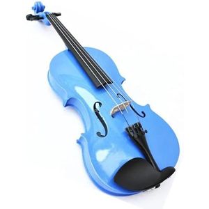 violino professionale 1 Stks BLAUWE Kleur Viool 1/4 Viool Handwerk Violino Muziekinstrumenten