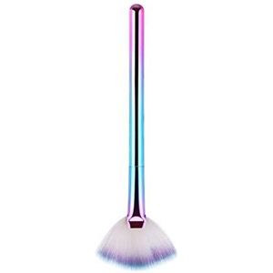 1 stks Professionele Make-up Borstels Cosmetische Borstel Nylon Plastic Handvat Poeder Borstel Vaarvormige Make-up Borstels Set Cosmetica-tool