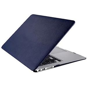 KANGYEBAIHUODIAN Lederen Laptop Case Fit for Macbook Air 13 A2337 A2179 2020 A2338 M1 Chip Pro 13 12 11 15 A2289 fit for Mac Book Pro 16 A2141 Case (Color : Dark blue, Size : Pro15 A1707 A1990)