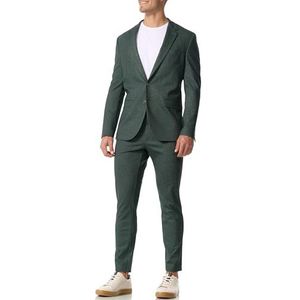 JEFF Heren JFLuke SET 2-piece Suit Jacket Pants | Pak van 2 kostuums: colbert en broek Green Herringbone 54