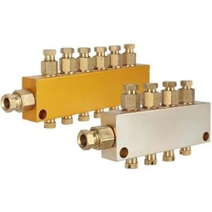 Ontladingsolie scheider weerstand type TK instelbaar B, smeersysteem, waterblok 1 inlaat 3 uitlaat 5 ventiel (1 In And 7 Out)