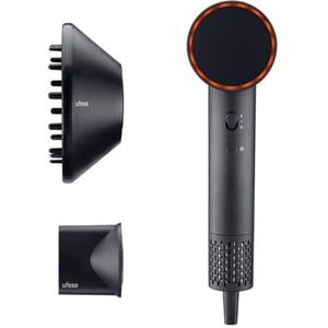 Ufesa Ion Plasma Essence Haardroger, Temperatuursensor, Motor 110.000 tpm, Ionengenerator, Elimineert Pluis, Magnetische Accessoires, 2 Snelheden 2 Temperaturen, Koude Lucht, Ultra Stil