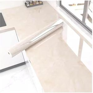 VDLLQYN, Marmer Schil en plak behang meubelstickers, behang verwijderen aanrecht contactpapier ，Zelfklevend behang(Beige,0.6x10m/23.62x393.7in)