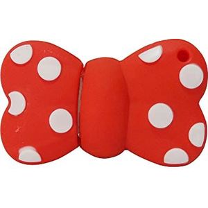 128GB Rode Bow Tie Model umeway Flash Drive USB 2.0 Thumb Drive USB Memory Stick USB Drive Capaciteit USB Stick USB Flash Drives Jump Drive USB Opslag