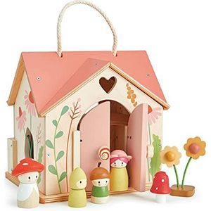 Tender Leaf Toys Rosewood Poppenhuis met meubelaccessoires en poppen - fantasierijk spel voor kinderen met een thema houten fee