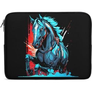 Paard Aquarel Laptop Sleeve Bag Shockproof Notebook Computer Pocket Tablet Draaghoes