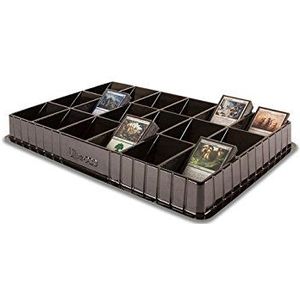 Ultra Pro Trading Card Sorting & Dealer Tray (18 Slot), Black