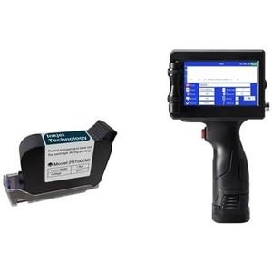 voor Datum Barcode Batchnummer Logo QR-code P15 12,7 mm etikettenprinter QR-balk batchcode datumnummer logo vervaldatum draagbare inkjetprinter 25 talen draagbaar(With 1 cartridge)