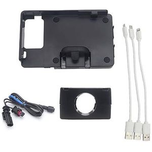Telefoon Navigatiebeugel Voor R1200GS Voor LC Voor F800GS Voor ADV Voor F700GS Voor R1250GS Motorfiets Telefoon Navigatie Beugel USB Opladen 12 16 22mm GPS-navigatiebeugel (Kleur : 22mm Lossless Cabl