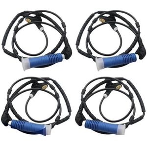 Snelheidssensor voor 4 stuks voor- en achterwielsnelheidssensor ABS voor BMW E46 316 318 320 330CI 325I Z4 E46 E85 E86 34526752681 Vehicle Speed Sensor Replacement