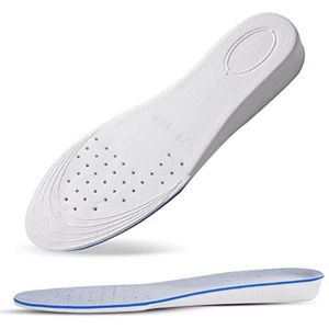 Memory Foam inlegzolen voor mannen en vrouwen, traagschuim inlegzolen voor dames, voetondersteuning, GANFANREN dunne onzichtbare hoogte verhogen inlegzolen met ademende hoogte 1-3,5 cm unisex (kleur: A3,5 cm, maat: EU 35-