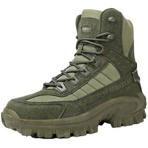 Mannen Combat Boots Outdoor Antislip Tactische Laarzen Wandelen Woestijn Enkeljacht Schoenen, Leger En8, 42 EU