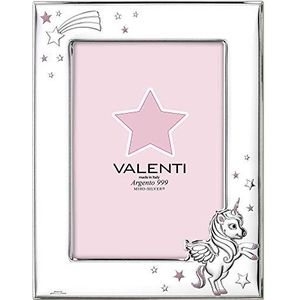 Valenti & Co Fotolijst zilver voor meisjes eenhoorn Valenti afmetingen 13 x 18 cm Code: 73131 4LRA