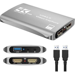 Video-opname 1080P 60fps 2K 30 Fps USB 3.0 -compatibel Capture Board Streaming,Schakelde soepel