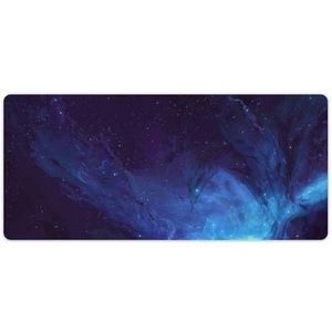 Blauwe Sterrenhemel Mode Bureau Muismat Antislip Gaming Muismat Accessoires Decor 40x90cm