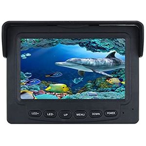 Onderwaterviscamera, 3 0M 1200TVL Video Fish Finder Underwater Ice Fishing Camera 4.3 Inch Monitor 195 graden 1 0 STKS LED Camera met 3,6 M hengel