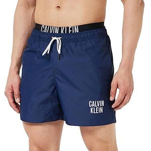 Calvin Klein Mannen Medium Wb Dubbele Tailleband, Navy Iris, L, Navy Iris, L