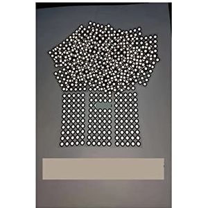 Referentiepuntmarkeringen, 1000-punts 3D-scanner Fotogrammetrie Hoog reflecterend markeerpunt Markeerpunt 3D-scanner richtpunt voor compatibele 3D-scanners(1000 point-01)