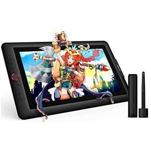 XP-Pen Artist 15,6 Pro Grafische Tablet, Het Volledig Gelamineerde Display 8192 Drukniveaus 15,6-inch 1920 x 1080 Full HD IPS-scherm
