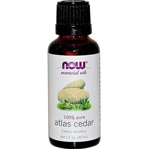 Now Foods Essential Oil, Atlas Cedar Oil, per stuk verpakt (1 x 30 milliliters)
