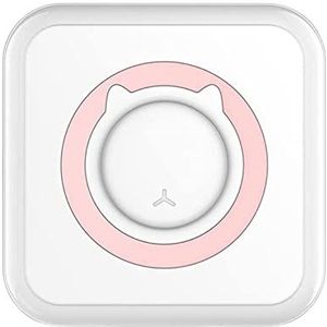 Mini-fotoprinter, thermische printer voor het afdrukken van notities, dagboek, lijst, memo, zaklabelprinter, Bluetooth draadloos, compatibel met iOS en Android, fotomemo-notitieprinter (B)