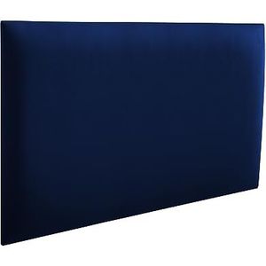 RAVIO Gestoffeerde wandpanelen | 3D-panelen met schuim | Wandkussen als hoofdbord voor bed | Wanddecoratie voor slaapkamer, kinderkamer, kantoor, hal | Marineblauw, 50 x 30 cm