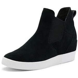 Sorel Out N About Slip-On Wedge Boots, zelfverzekerde Slip-On Wedge, stijlvolle waterdichte materialen, krachtig verwijderbaar voetbed, robuuste rubber, verstelbare gore, chique textielvoering