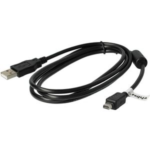 vhbw USB-kabel datakabel compatibel met Olympus OM-D E-M1 Mark II, E-M5 Mark II, E-M10 Mark II, E-M10 camera, camcorder, 150 cm