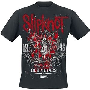 Slipknot Iowa Star T-shirt zwart XL 100% katoen Band merch, Bands