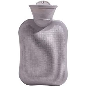 DieffematicRSD Warmwaterkruik Leuke rubberen warmwaterzak voor vrouwelijke warme buikhanden en voeten explosieveilige handwarmer student winter (Color : Light Grey)